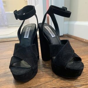 Steve Madden Suede Platform Heel